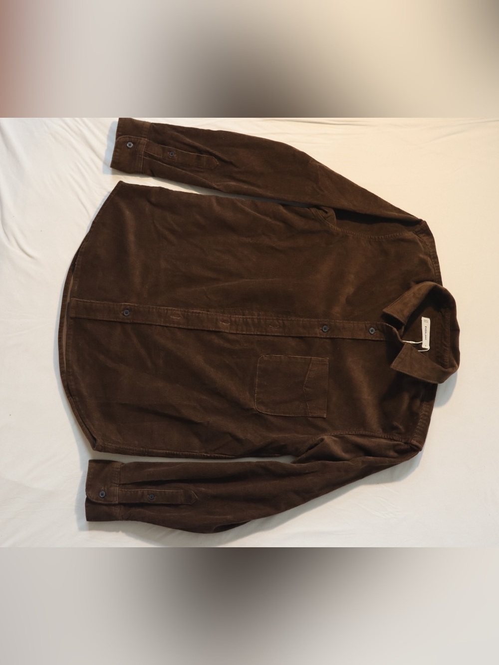 Everlane Brown Corduroy Button-Down Shirt